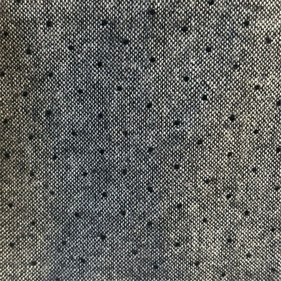 Banana Republic Women's Gray Polka Dot Blazer Size 8 Long Sleeve - Picture 8 of 12